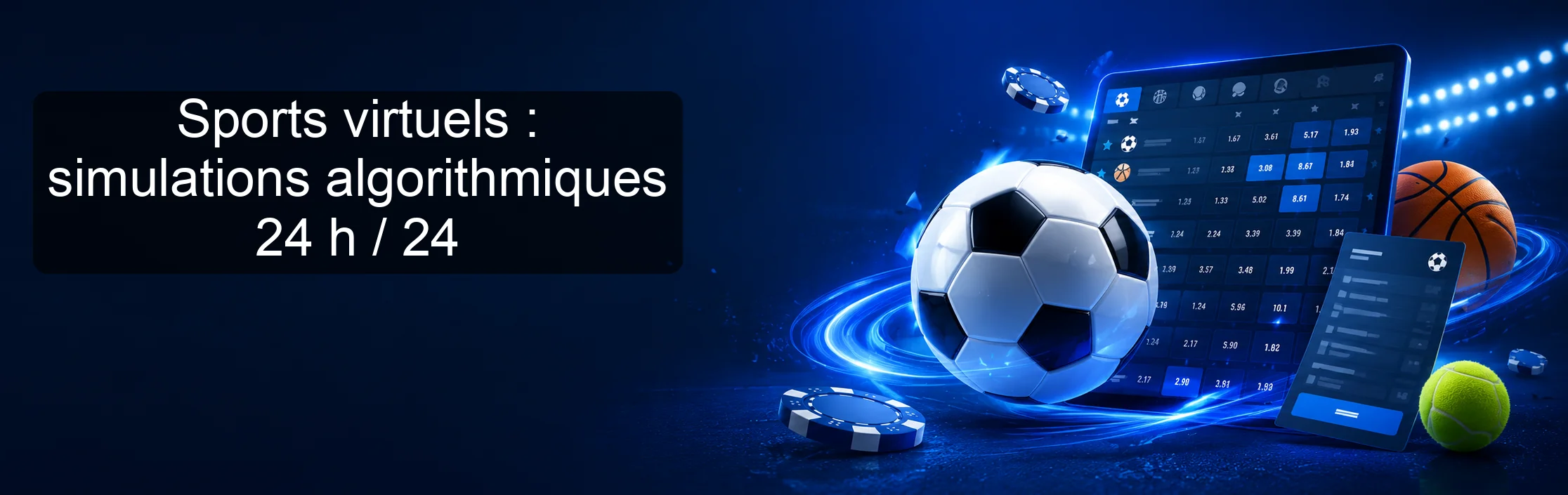 Sports virtuels : simulations algorithmiques 24 h / 24